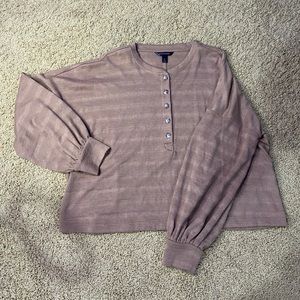 Banana republic balloon sleeve shirt